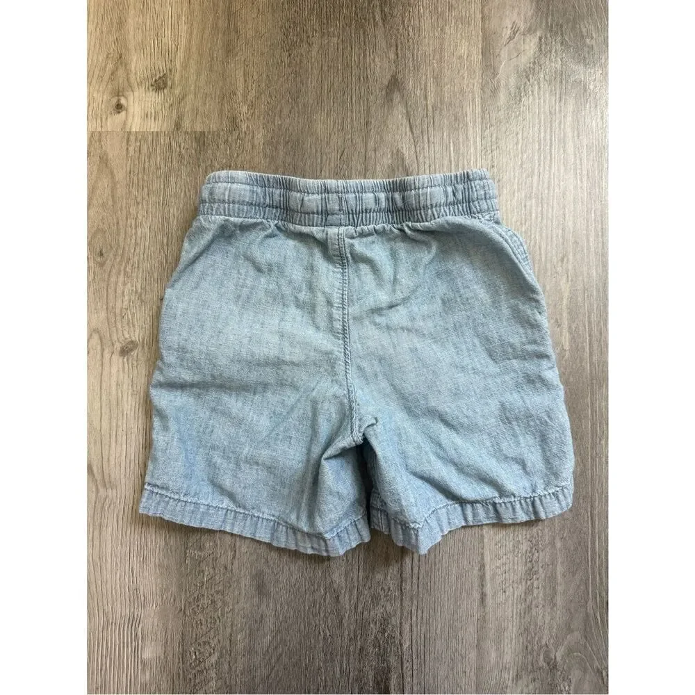 GAP Baby Elastic Waist Pull On Cotton Shorts 4 Years
